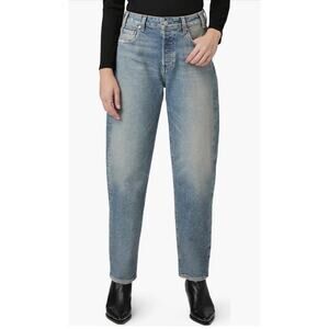 NWT Paige Alexis High Waist Ankle Barrel Jeans in Cats Meow Distressed Size: 27